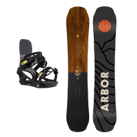 Arbor Element Snowboard + Bond Bindings Mens Package 2025
