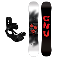 Gnu C3 Money Snowboard + Sonic Bindings Mens Package 2025