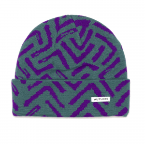 Autumn Geo Beanie