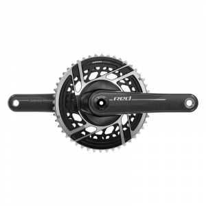 SRAM RED Crankset - 170mm 2x 12-Speed 50/37t 8-Bolt Direct Mount DUB Spindle Interface Natural Carbon E1