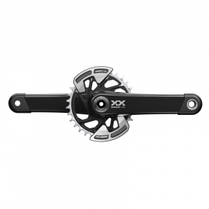 SRAM XX Eagle T-Type Wide Crankset - 175mm 12-Speed 32t Chainring Direct Mount 2-Guards DUB Spindle Interface BLK