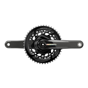 SRAM Force Crankset - 167.5mm 2x 12-Speed 46/33t Direct Mount DUB Spindle Interface Iridescent Gray D2