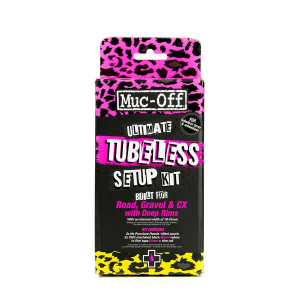Muc-Off Ultimate Tubeless Kit - Road/Gravel/CX 21mm Tape 60mm Valves