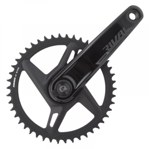 SRAM Rival 1 AXS Wide Power Meter Crankset - 172.5mm 12-Speed 46t 8-Bolt Direct Mount DUB Spindle Interface BLK D1