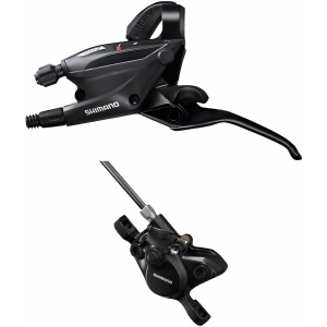 Shimano ST-EF505 EZ Fire Plus Shift/Brake Lever BR-MT200 Disc Brake Caliper - Left/Front 2x Shift 2-Piston BLK