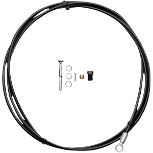 Shimano SM-BH90-SB High Pressure Disc Brake Hose Kit - Normal Silver Banjo Caliper Connector 2000mm BLK