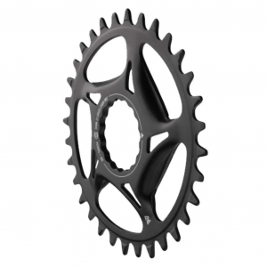 RaceFace Narrow Wide Direct Mount CINCH Steel Chainring - Shimano 12-Speed requires Hyperglide+ compatible chain 34t BLK