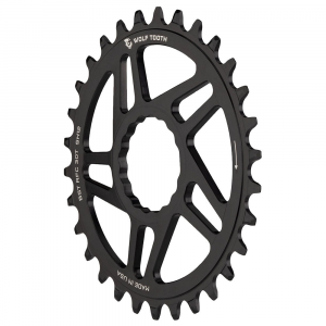 Wolf Tooth Direct Mount Chainring - 28t RaceFace/Easton CINCH Direct Mount Drop-Stop B For Boost Cranks 3mm Offset BLK