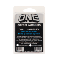 Oneball Snowboard/ Ski Mounts 2Pk Hangs 2 Boards
