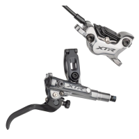 Shimano XTR BL- M9120/BR-M9120 Disc Brake Lever - Rear Hydraulic Post Mount Finned Metal Pads Gray