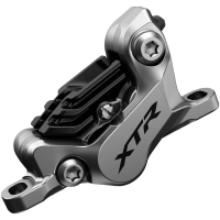 Shimano XTR BR-M9120 Disc Brake Caliper - Front Rear Post Mount 4-Piston Includes Finned Metallic Pads