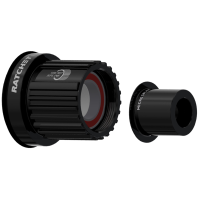 DT Swiss Ratchet LN Freehub Body - Shimano Micro Spline Standard Aluminum Sealed Bearing Kit w/ End Cap 12 x 142/148 mm