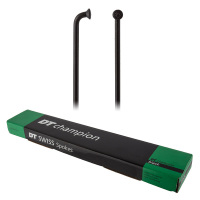 DT Swiss Champion Spoke: 2.0mm 270mm J-bend Black Box of 100