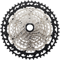 Shimano XT CS-M8100 Cassette - 12-Speed 10-51t Silver/Black Micro Spline
