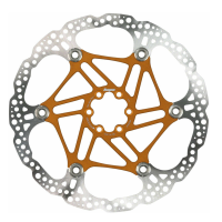 Hope Floating Disc Brake Rotor - 180mm 6-Bolt Orange