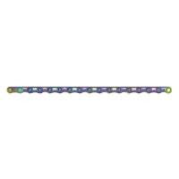 SRAM RED Flattop Chain - 12/13-Speed 126 Links Flattop PowerLock Rainbow E1
