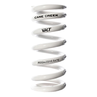 Cane Creek Progressive Rate VALT Lightweight Rear Shock Spring - 55mm x 550-670lbs White