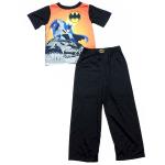 Batman Sz. 8/10 Black & Orange 2 Piece Pajama Sleepwear Set   Shirt & Pants