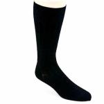 Calvin Klein Men's 3 Pair Dress Socks Black Cotton Blend - Black - Size: 7 12