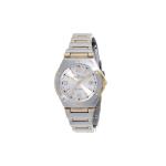Anne Klein 10 8655SVTT Watch Ladies Silver Dial Stainless Steel Band