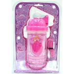 Princess Kids Pink Snack N Sip Pop Up Straw Canteen Bottle