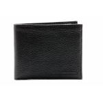 Giorgio Armani Black Leather Wallet w  6 Credit Card Slots