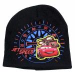 Disney Pixar's Cars 2 Jet Speed Boy's Beanie Hat & Gloves Set Sz. 4 7 - Black - 4 7
