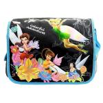 Disney Fairies Backpack Girl s Flowers Black Blue Messenger Bag