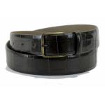 Hugo Boss Coccoryo 50256289 Men's Embossed Leather Belt - Brown - 42