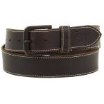 Timberland Men's Oily Milled Genuine Leather Belt - Brown - 42