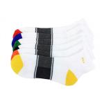 Polo Ralph Lauren Men's 6 Pack Sport Quarter Socks - White - 10 13; Fits Shoe 6 12.5