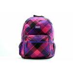 Levi's Girl's 4A6571 Multiplex Backpack Bag - Pink/Purple Plaid 455