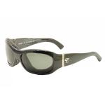 7Eye Men's Airshield Briza Wrap Sport Sunglasses - Glossy Black/Grey Polarized