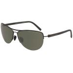 Porsche Design Women's P'8570 P8570 Fashion Pilot Sunglasses - Dark Gun/Mirrored Olive   D - Lens 61 Bridge 14 Temple 130mm