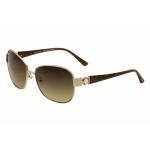 Guess By Marciano Women's GM681 GM/681 Square Sunglasses - Gold - Lens 60 Bridge 16 Temple 135mm