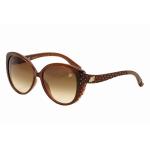 Daniel Swarovski Women's Dana SW68 SW/68 Fashion Sunglasses - Brown - Lens 58 Bridge 15 Temple 140mm