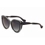 Balenciaga Women's BA26 BA/26 Fashion Cat Eye Sunglasses - Dark Horn Gray/Gray Grad   92W - Lens 54 Bridge 18 Temple 140mm
