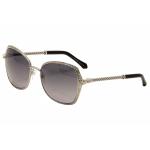 Roberto Cavalli Women's Tabit 977S Fashion Sunglasses - Silver - Lens 58 Bridge 19 Temple 135mm