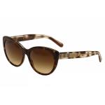 Burberry Women's B4224 B/4224 Fashion Cat Eye Sunglasses - Brown - Lens 56 Bridge 17 B 46 ED 59 Temple 140mm