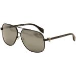 Alexander McQueen Women's AM 0019S 0019/S Fashion Pilot Sunglasses - Black - Lens 63 Bridge 11 Temple 130mm