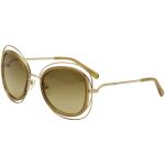 Chloe Women's CE123S CE/123/S Fashion Butterfly Sunglasses - Gold/Transparent Light Brown/Honey Gradient   743 - Lens 56 Bridge 23 Temple 135mm