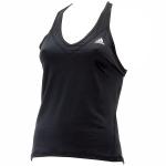 Adidas Women's Techfit Strappy Climalite Training Tank Top Shirt - Black - Large