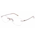 Charmant Eyeglasses TI8600 TI/8600 Titanium Rimless Chassis Optical Frame - Bronze - Lens 00 Bridge 19 Temple 140mm