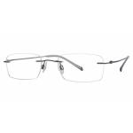 Charmant Men's Eyeglasses TI8333E TI/8333E Rimless Optical Frame - Grey - Lens 51 Bridge 19 Temple 145mm