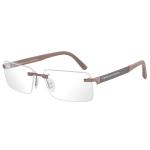 Porsche Design Men's Eyeglasses P'8236 P8236 S2 Rimless Optical Frame - Beige - Lens 57 Bridge 14 Temple 140mm