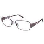 Charmant Women's Eyeglasses TI12124 TI/12124 Full Rim Optical Frame - Purple - Lens 52 Bridge 17 Temple 135mm