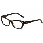 Diva Women's Eyeglasses 5447 Full Rim Optical Frame - Shiny Black /Crystal   97A - Lens 53 Bridge 16 Temple 142mm