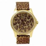 Guess Women s U0333L1 Gold Tone Swarovski Crystals Analog Watch