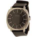 Calvin Klein Men s CK K5M3X1D1 Highline Black Rubber Round Analog Watch