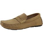 Island Surf Men's Penny Fashion Shoes Parchment PAR Loafer ST#11204PAR - Beige - 8.5